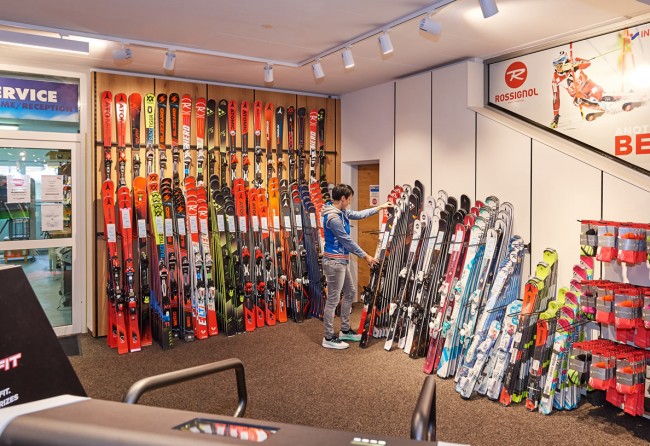 Intersport Arena direkt im Gebäude der Talstation © Intersport Arena