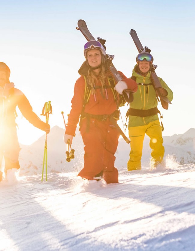 Skiurlaub mit Freunden © Flachau Tourismus